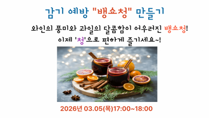 [수제청] 뱅쇼청 만들기